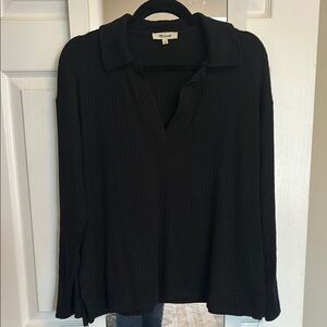 Madewell Relaxed Long-Sleeve Polo Tee